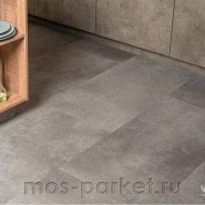 Клеевой виниловый пол Vinilam Ceramo Stone Glue 71610 Цемент Стальной