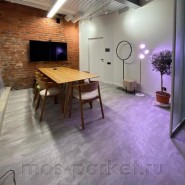 Клеевой виниловый пол Vinilam Ceramo Stone Glue 71614 Цемент Светлый