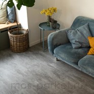 Клеевой виниловый пол Vinilam Ceramo Stone Glue 71614 Цемент Светлый