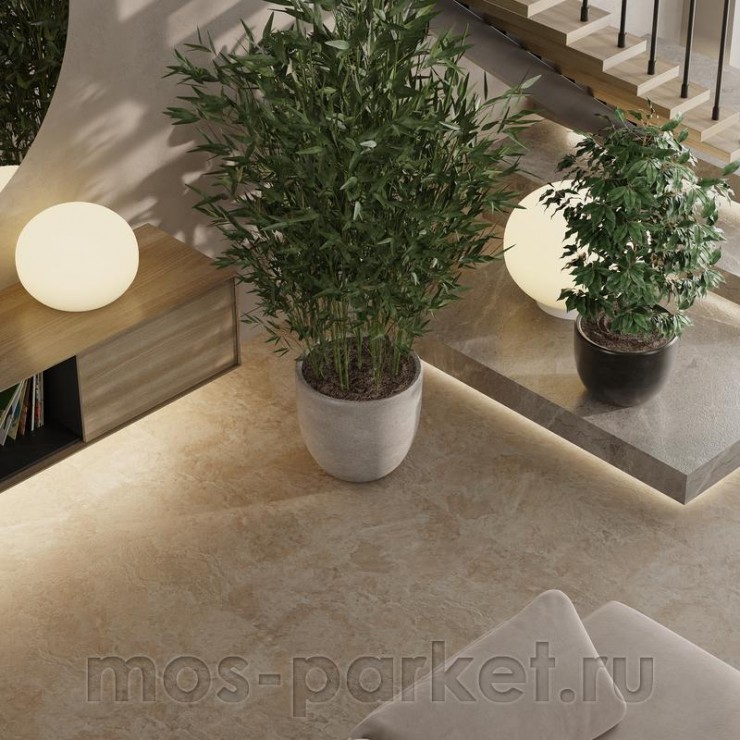 Клеевой виниловый пол Vinilam Ceramo Stone Glue 81222 Аравийский камень