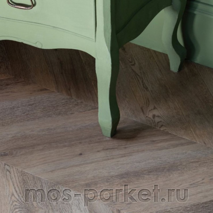 Виниловый пол Vinilam Parquet Chevron RI153616CL4 Шеврон Шампань