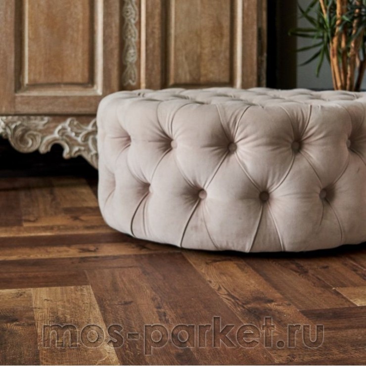 Клеевой виниловый пол Vinilam Parquet Herringbone Glue GD11177 Паркет версальский