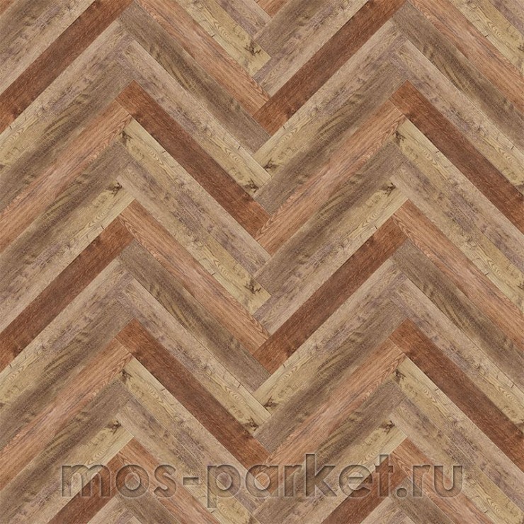 Клеевой виниловый пол Vinilam Parquet Herringbone Glue GD11177 Паркет версальский