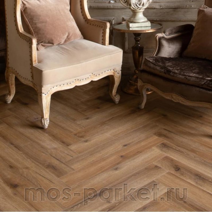 Виниловый SPC паркет VinilPol Herringbone 9933 Франческо