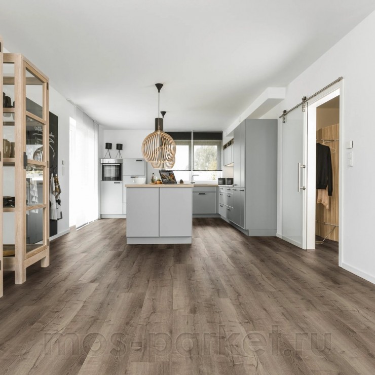 SPC ламинат Wineo 400 Wood XL RLC300WXL Дуб тёмно-коричневый уютный