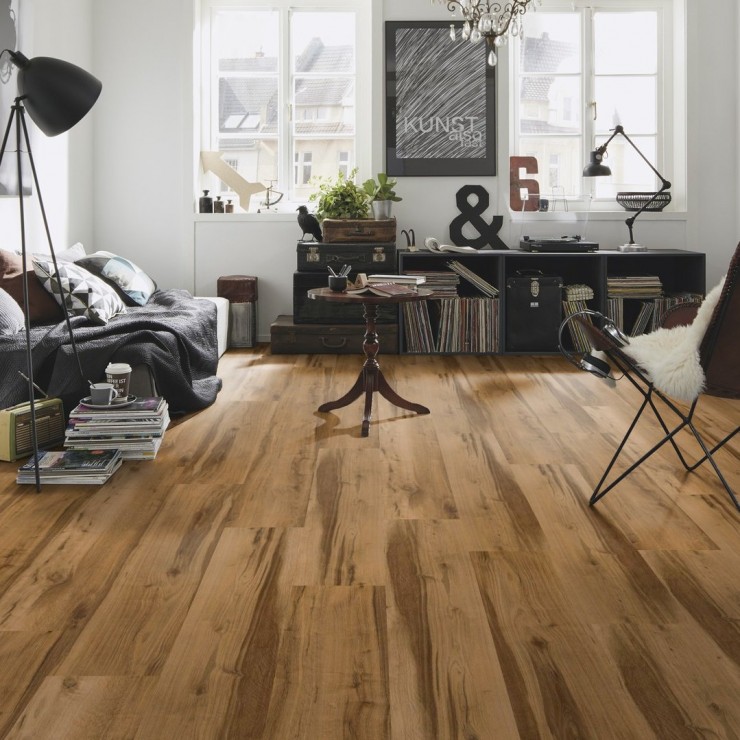 LVT ламинат Wineo 400 Wood XL DB295WXL Дуб коричневый теневой