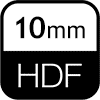 Толщина 10 мм на HDF
