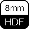 Толщина 8 мм на HDF