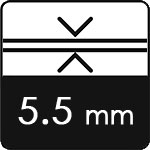 Толщина 5.5 мм